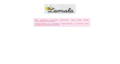 Desktop Screenshot of lamala.pl